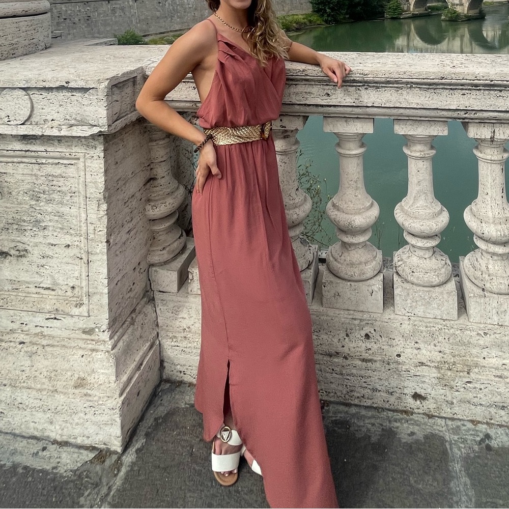 Mauve  maxi dress